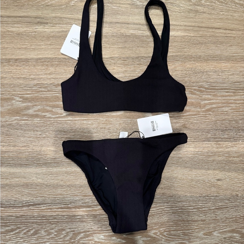 Wolford Black Bikini Set XS